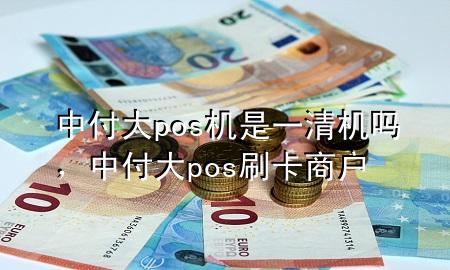 中付大pos机是一清机吗，中付大pos刷卡商户