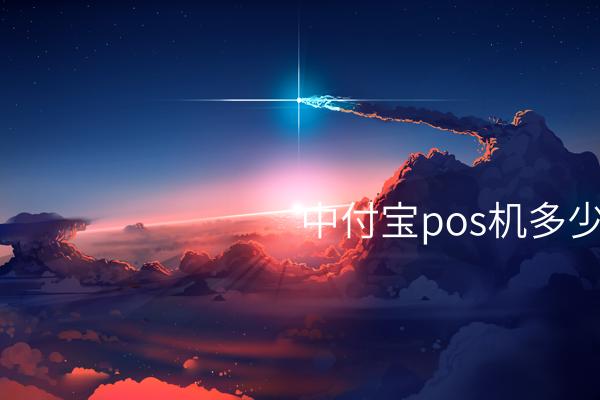 中付宝POS机：高性价比和综合解决方案