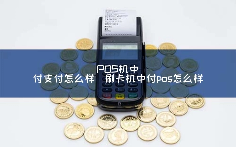 POS机中付支付怎么样